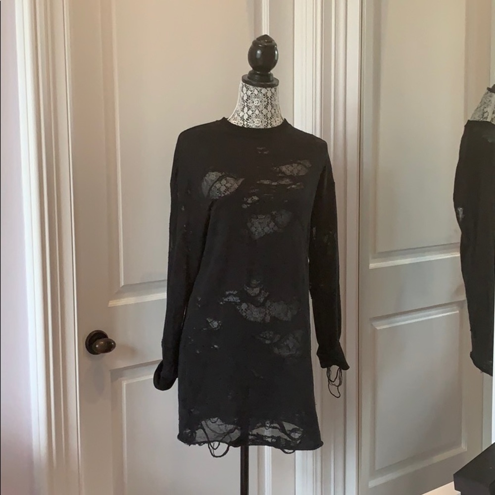 Black Kendall & Kylie Sweater Dress - Small